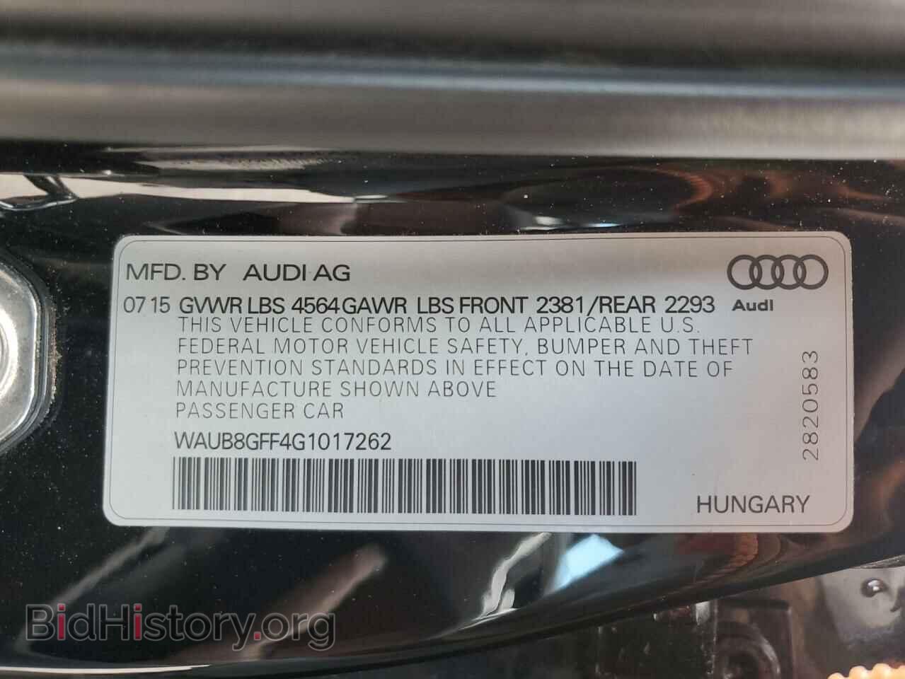 2016 AUDI A3 - VIN: WAUB8GFF4G1017262 - Photo 12