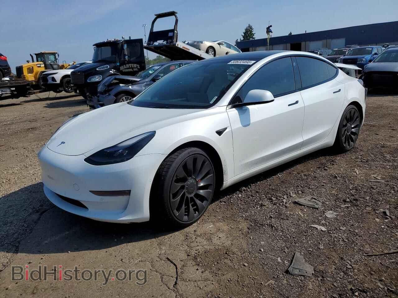 Photo 5YJ3E1EC4NF297693 - TESLA MODEL 3 2022