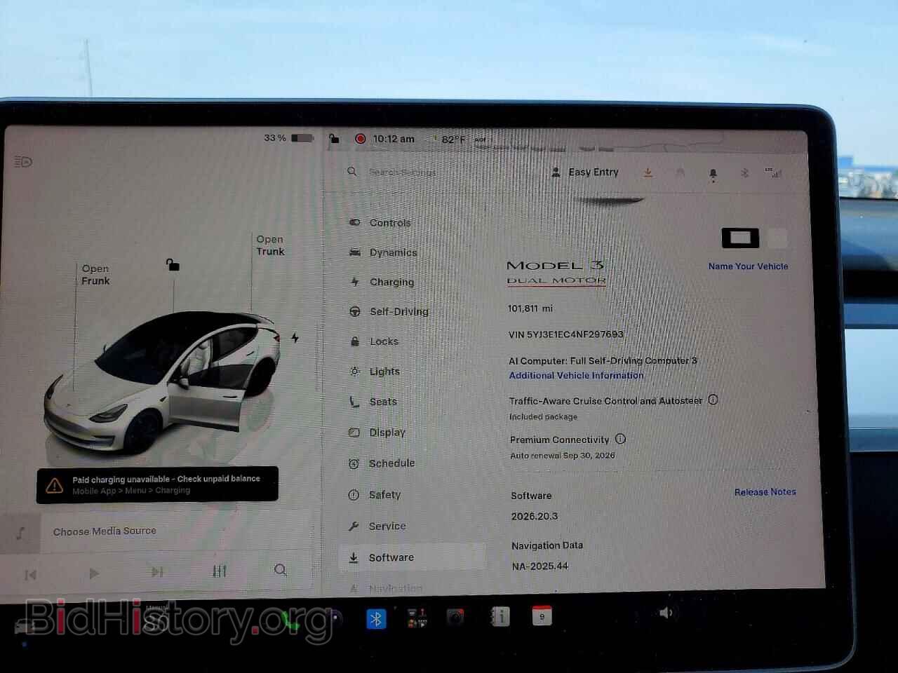 2022 TESLA MODEL 3 - VIN: 5YJ3E1EC4NF297693 - Photo 9