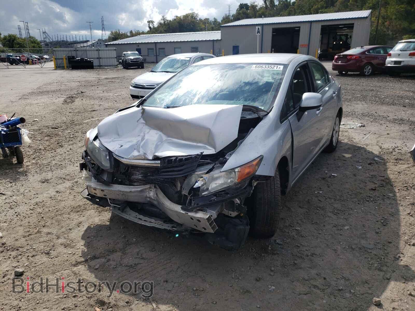 2012 HONDA CIVIC - VIN: 2HGFB2F56CH319603 - Фото 2