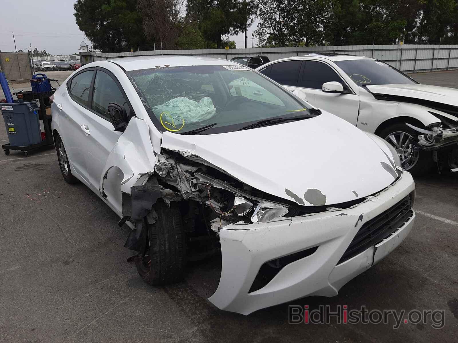 Photo 5NPDH4AE4FH574141 - HYUNDAI ELANTRA 2015