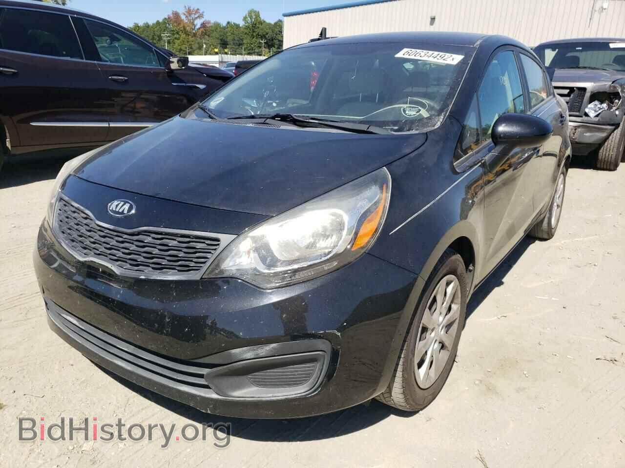 2013 KIA RIO - VIN: KNADM4A39D6280927 - Фото 2