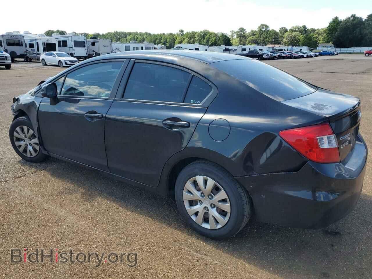 2012 HONDA CIVIC - VIN: 2HGFB2F59CH595225 - Фото 2