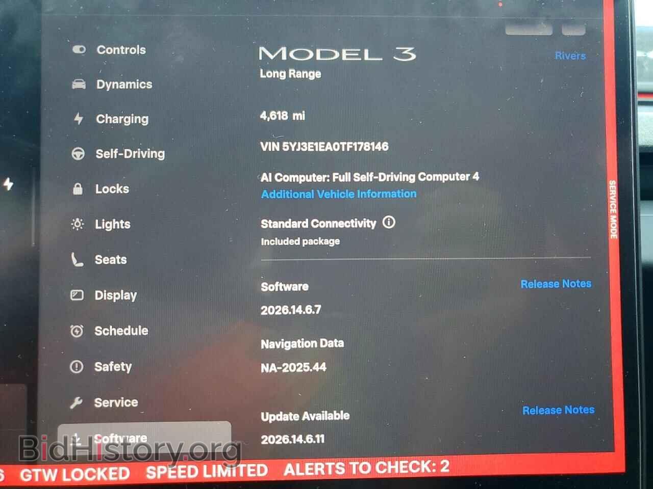 2026 TESLA MODEL 3 - VIN: 5YJ3E1EA0TF178146 - Фото 9