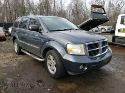 2007 Dodge DURANGO Durango SL, blue — VIN 1D8HB48P97F583540, Copart