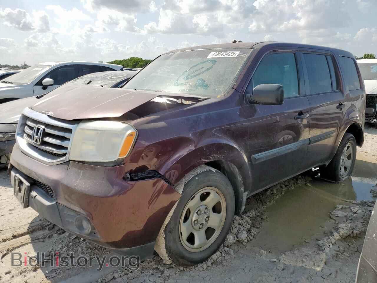Photo 5FNYF4H27CB021545 - HONDA PILOT 2012