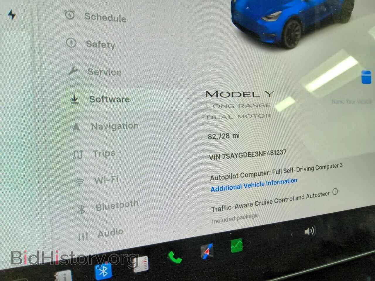 2022 TESLA MODEL Y - VIN: 7SAYGDEE3NF481237 - Photo 9