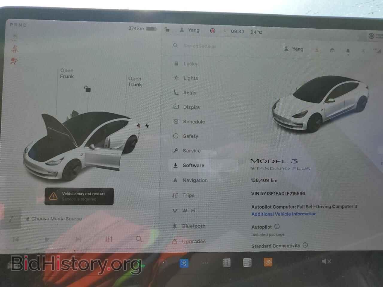 2020 TESLA MODEL 3 - VIN: 5YJ3E1EA0LF715596 - Photo 9