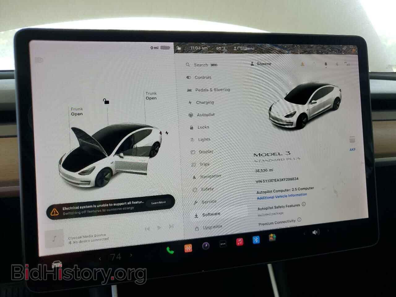 2019 TESLA MODEL 3 - VIN: 5YJ3E1EA3KF299834 - Фото 9