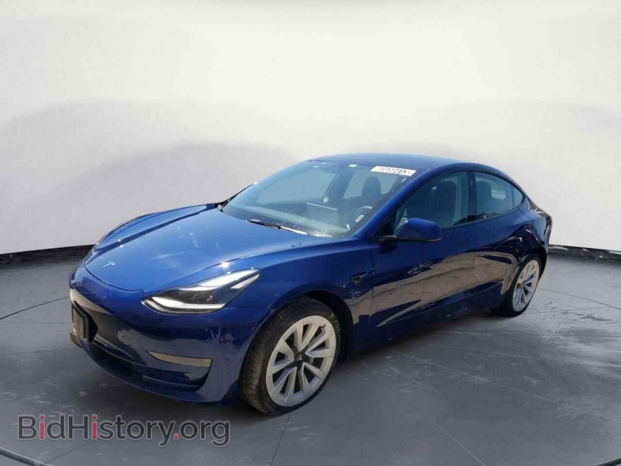 Photo 5YJ3E1EB1NF275416 - TESLA MODEL 3 2022