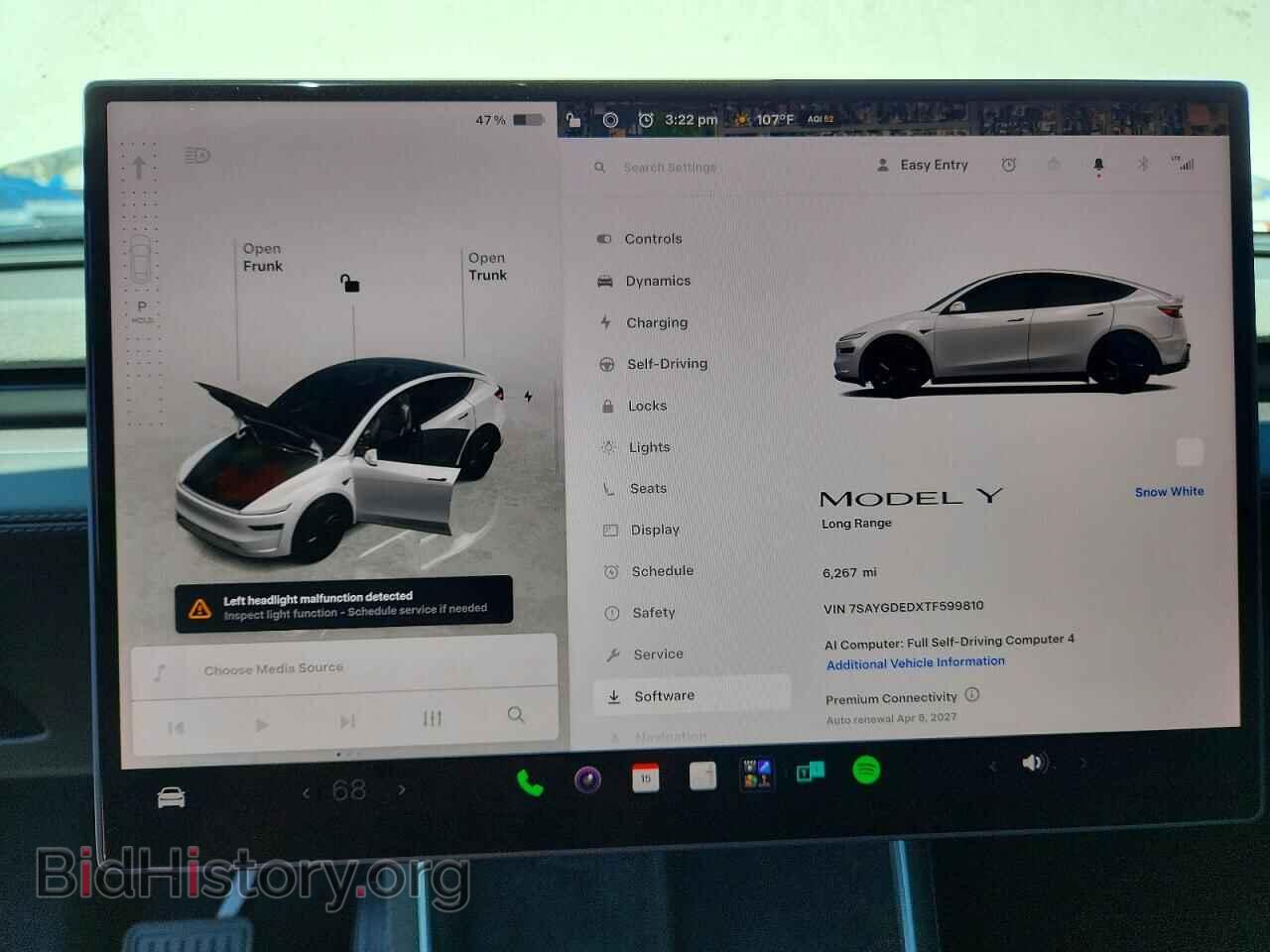 2026 TESLA MODEL Y - VIN: 7SAYGDEDXTF599810 - Photo 9