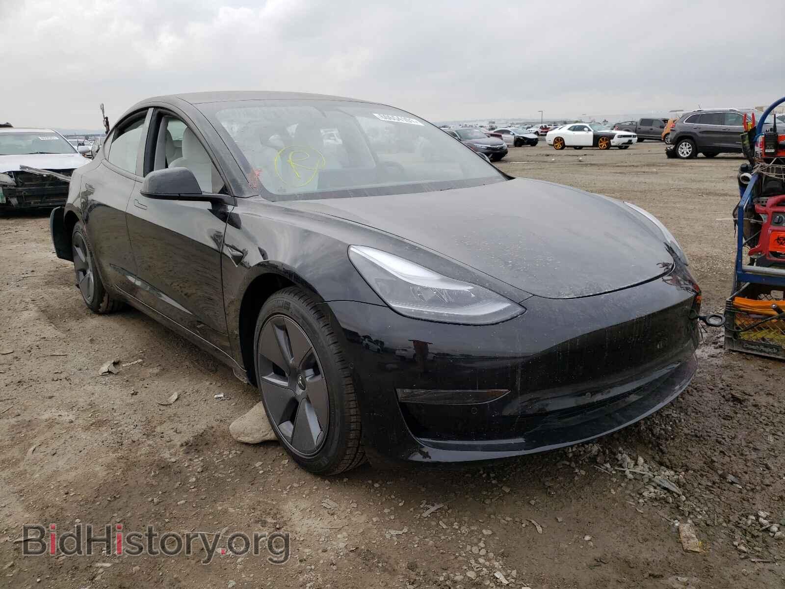 Photo 5YJ3E1EA5MF018569 - TESLA MODEL 3 2021