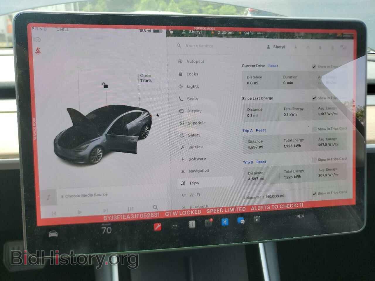 2018 TESLA MODEL 3 - VIN: 5YJ3E1EA3JF052831 - Photo 9