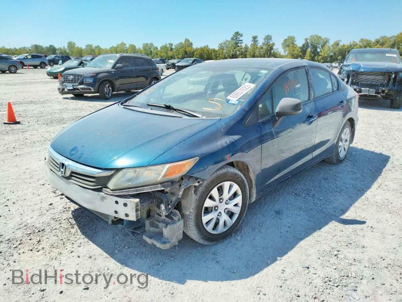 2012 HONDA CIVIC - VIN: 19XFB2F56CE016024 - Фото 2