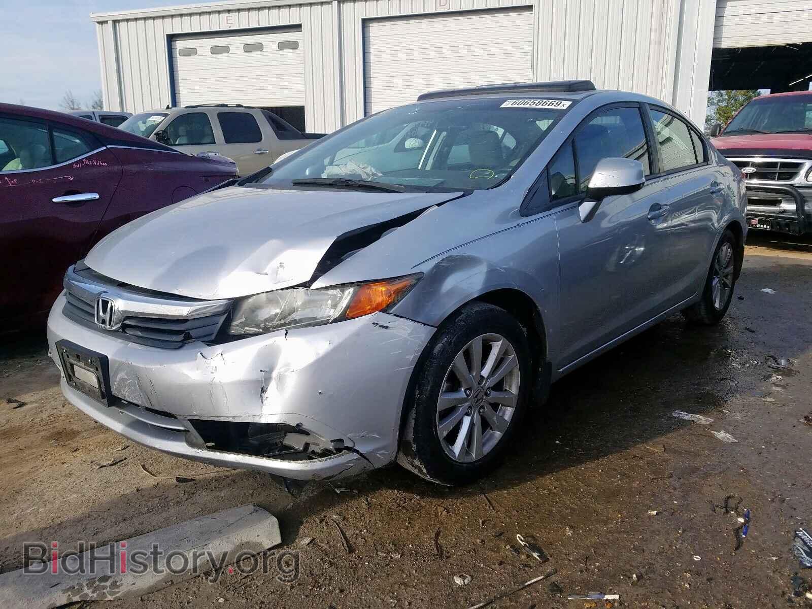 2012 HONDA CIVIC - VIN: 2HGFB2F86CH527698 - Фото 2
