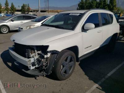 2014 Jeep COMPASS Compass LA, white — VIN 1C4NJCEA1ED679802, Copart