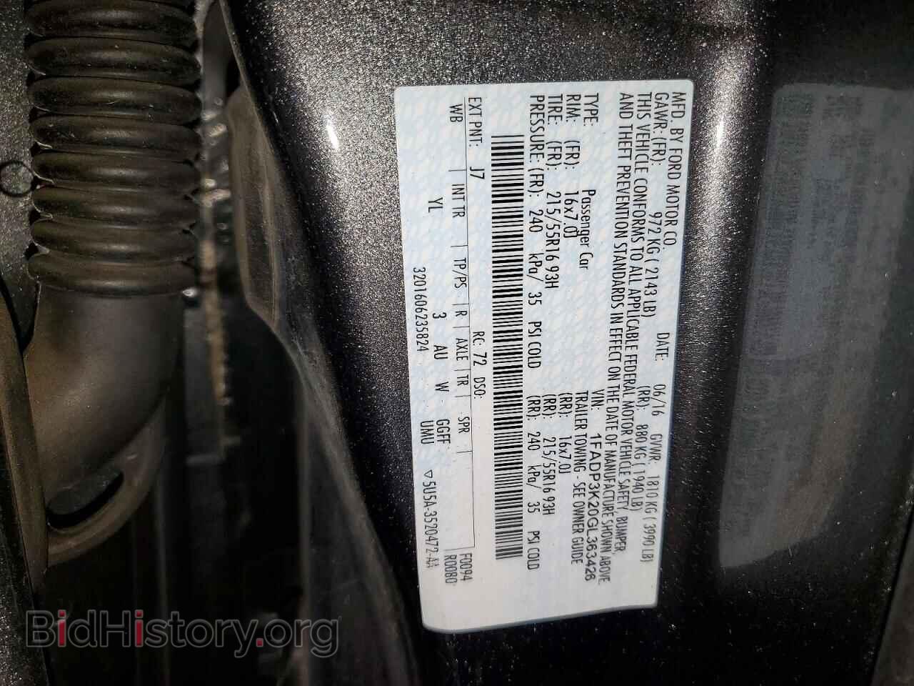 2016 FORD FOCUS - VIN: 1FADP3K20GL363426 - Photo 13