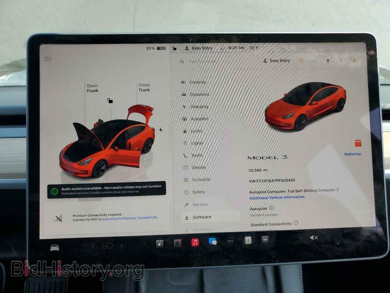 2023 TESLA MODEL 3 - VIN: 5YJ3E1EA7PF602458 - Фото 9