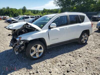 2015 Jeep COMPASS Latitude, white — VIN 1C4NJDEB7FD292753, Copart