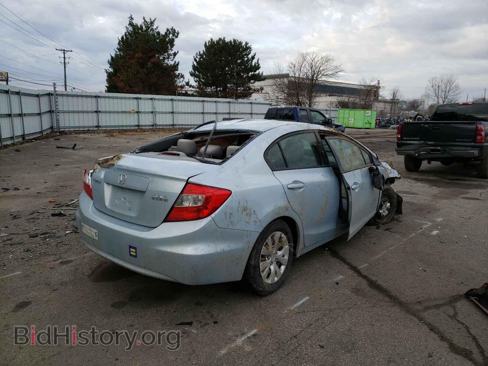 2012 HONDA CIVIC - VIN: 19XFB2F5XCE014972 - Фото 4