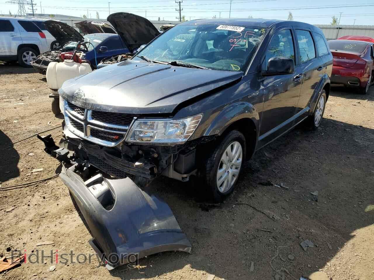 2014 DODGE JOURNEY - VIN: 3C4PDCAB0ET183463 - Фото 2
