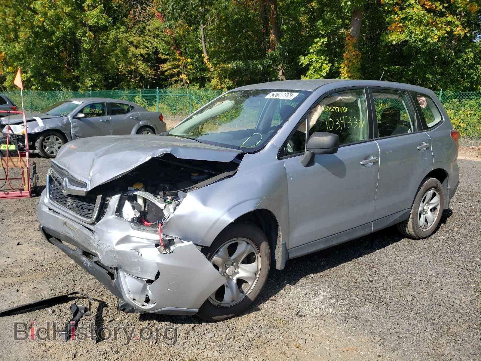 2014 SUBARU FORESTER - VIN: JF2SJAAC1EH484145 - Фото 2