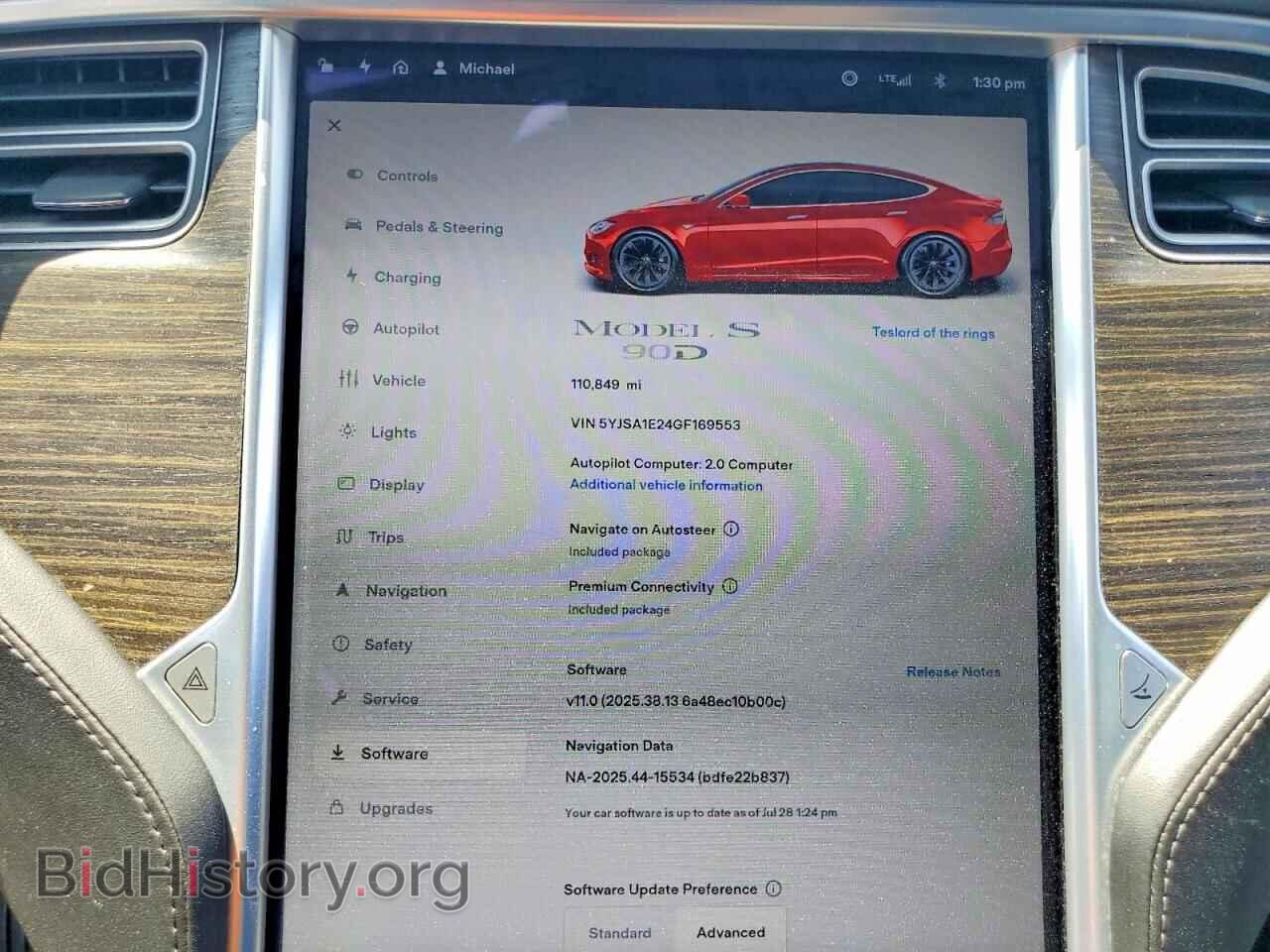 2016 TESLA MODEL S - VIN: 5YJSA1E24GF169553 - Photo 9