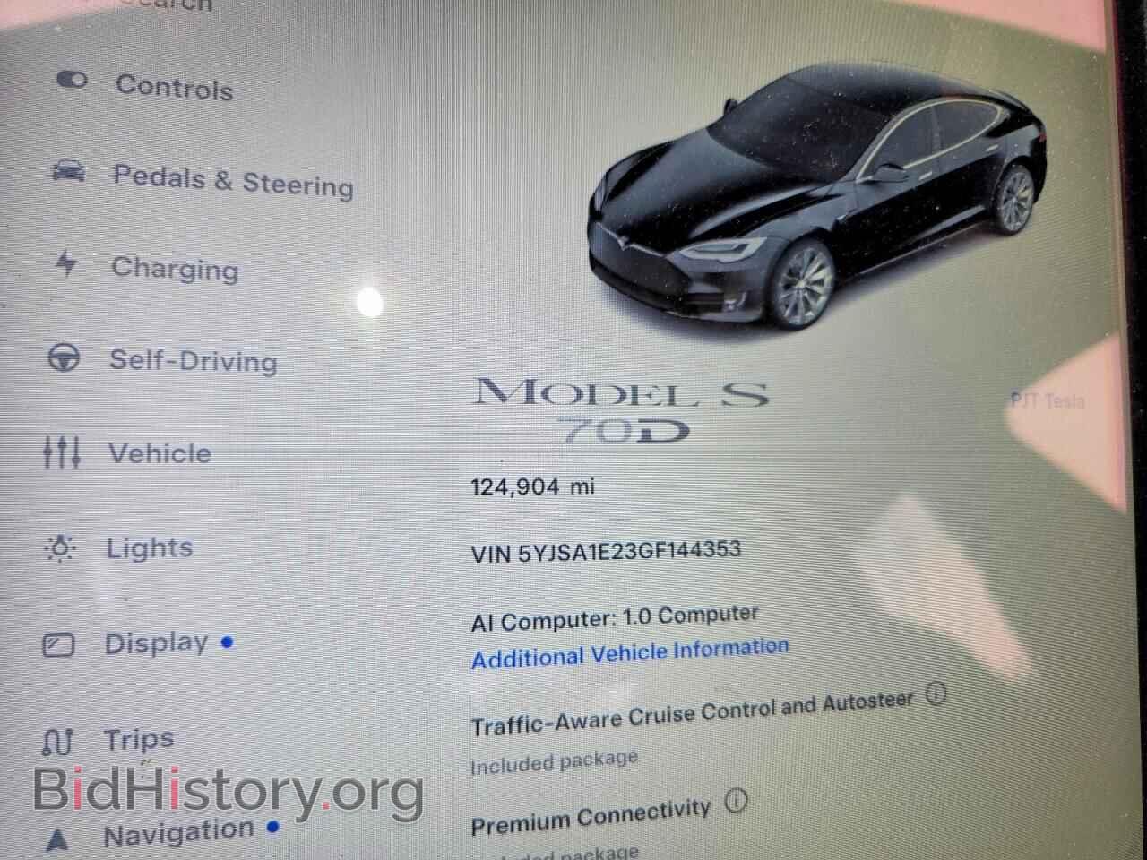 2016 TESLA MODEL S - VIN: 5YJSA1E23GF144353 - Photo 9