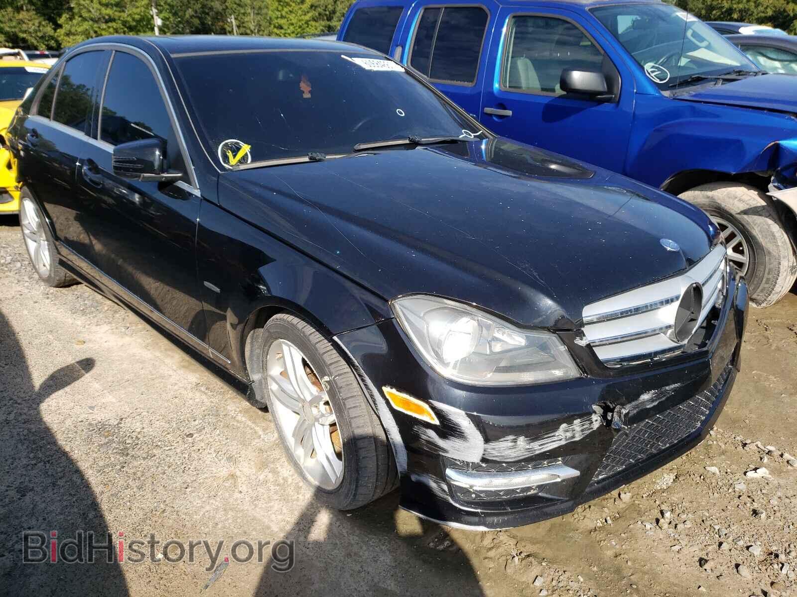 Photo WDDGF4HBXCR207186 - MERCEDES-BENZ C-CLASS 2012