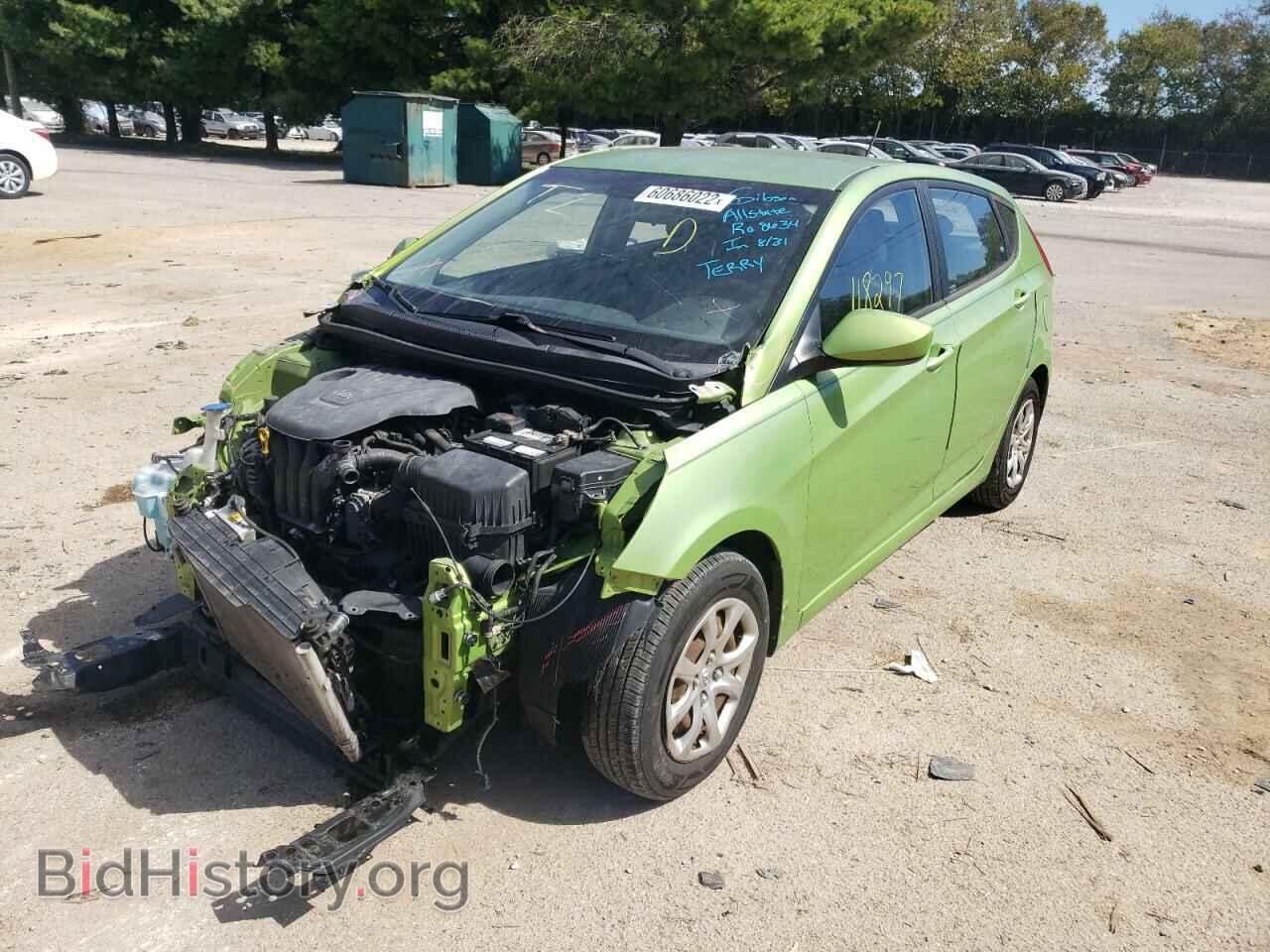 2012 HYUNDAI ACCENT - VIN: KMHCT5AE2CU026152 - Фото 2