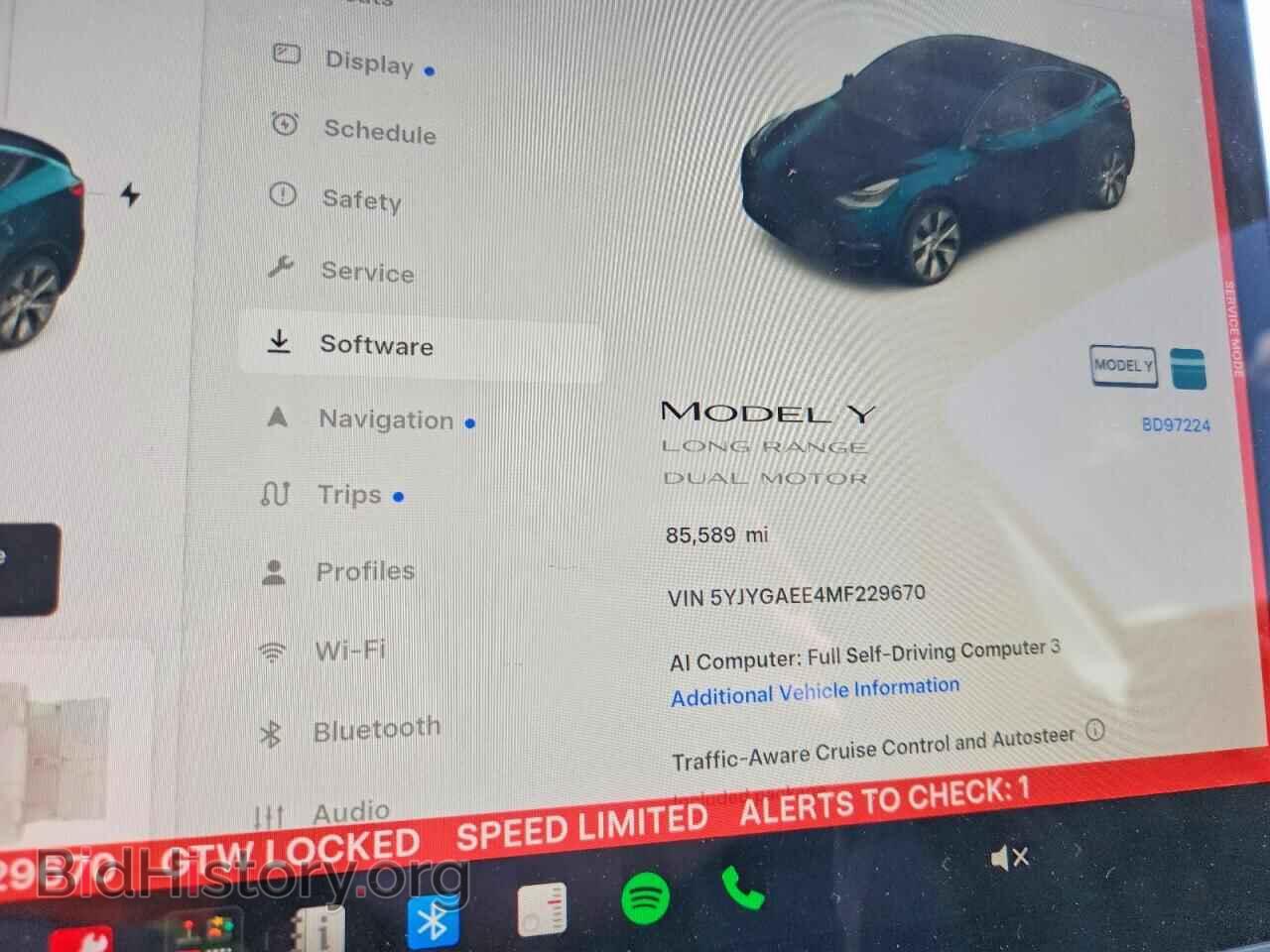 2021 TESLA MODEL Y - VIN: 5YJYGAEE4MF229670 - Фото 9