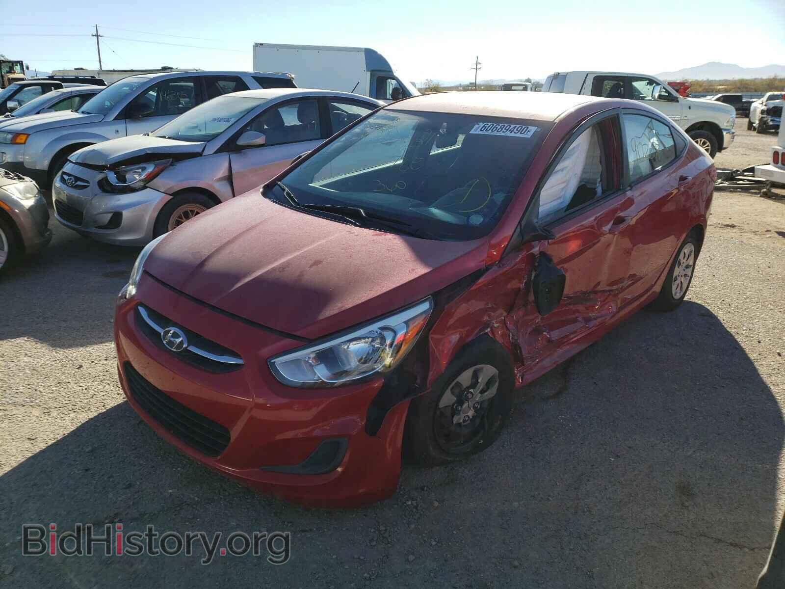 2016 HYUNDAI ACCENT - VIN: KMHCT4AE9GU963242 - Фото 2