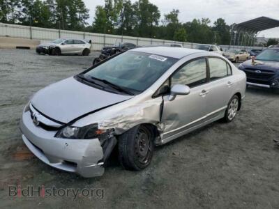 2011 Honda CIVIC LX, silver — VIN 19XFA1F59BE034593, Copart
