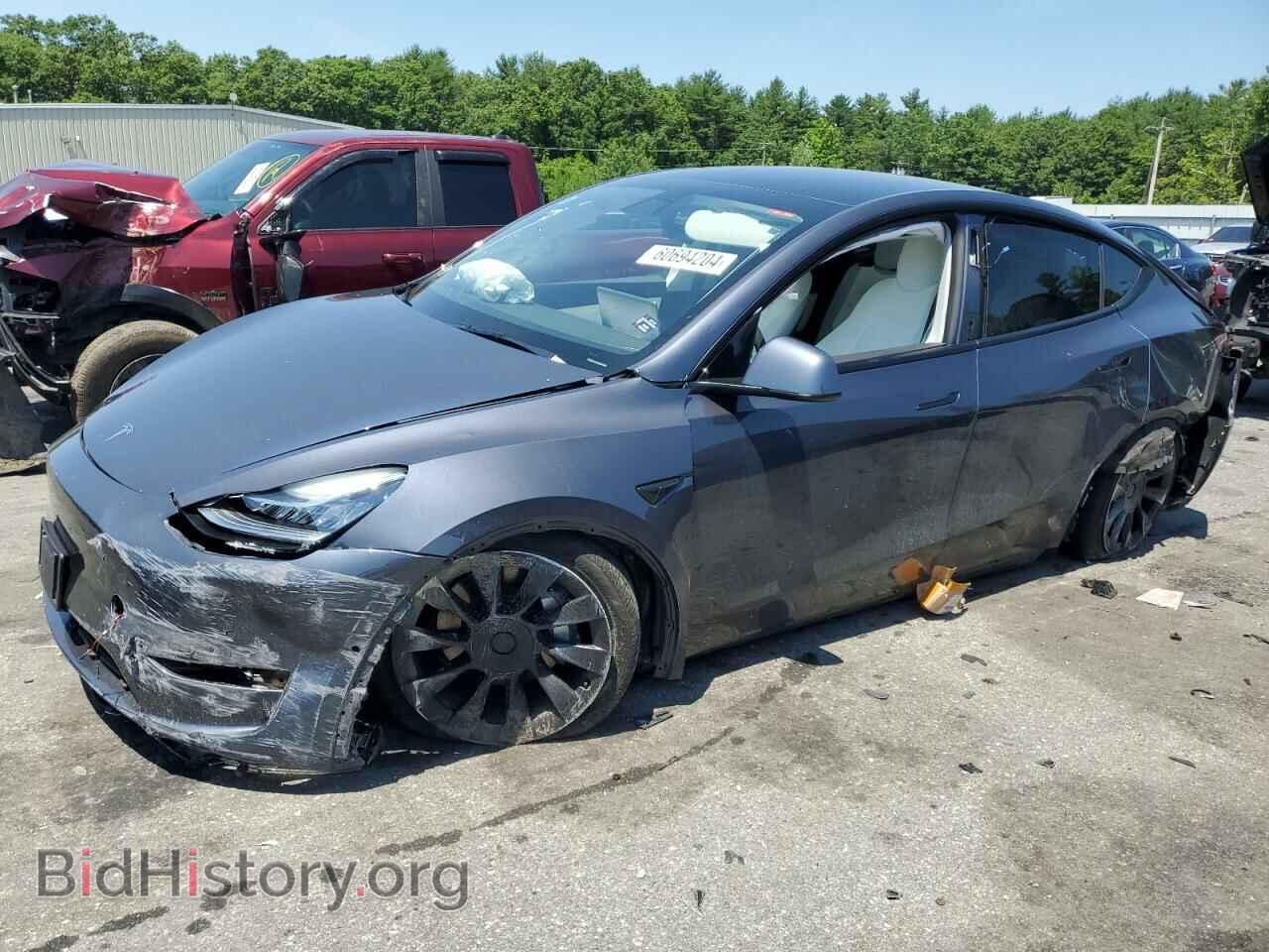 Photo 7SAYGDEE4NF369496 - TESLA MODEL Y 2022