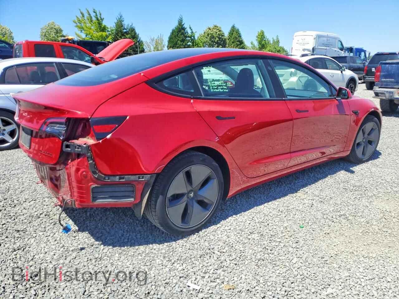 2022 TESLA MODEL 3 - VIN: 5YJ3E1EB2NF367344 - Фото 3