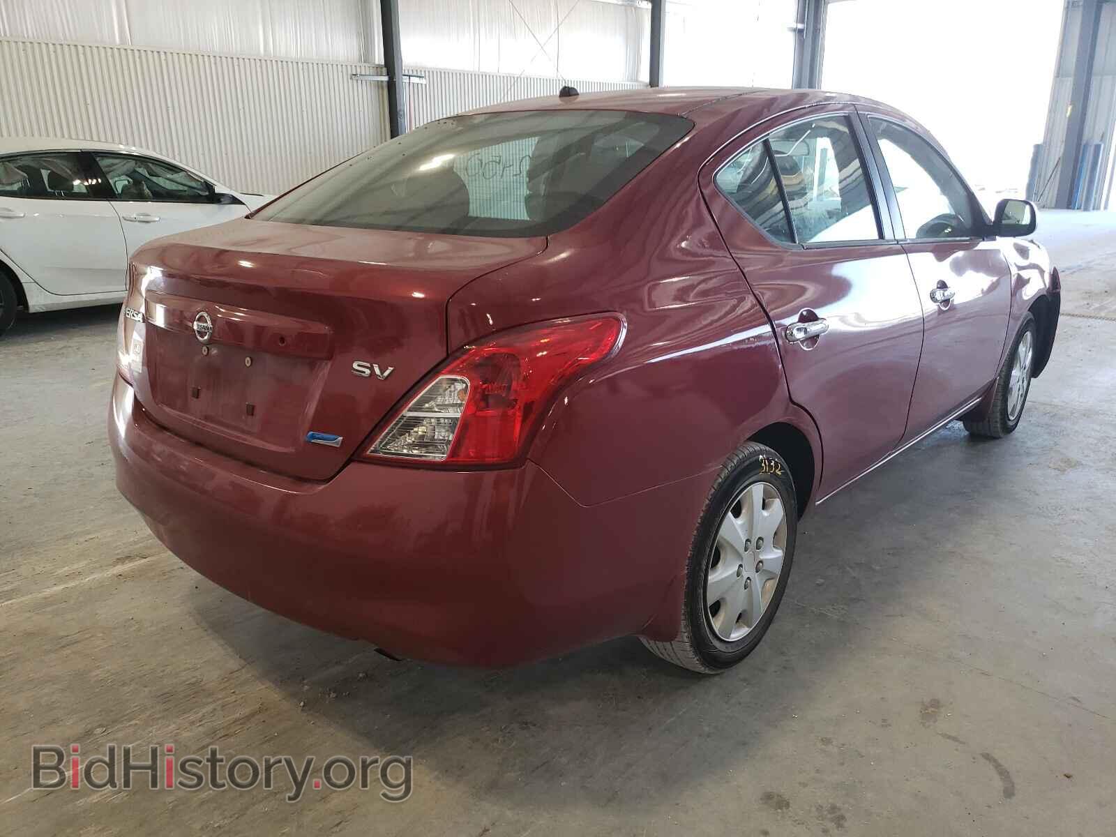 2012 NISSAN VERSA - VIN: 3N1CN7AP2CL860656 - Фото 4