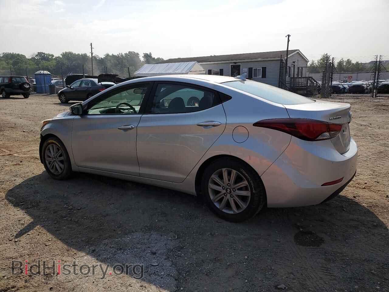 2014 HYUNDAI ELANTRA - VIN: KMHDH4AE9EU143729 - Фото 2