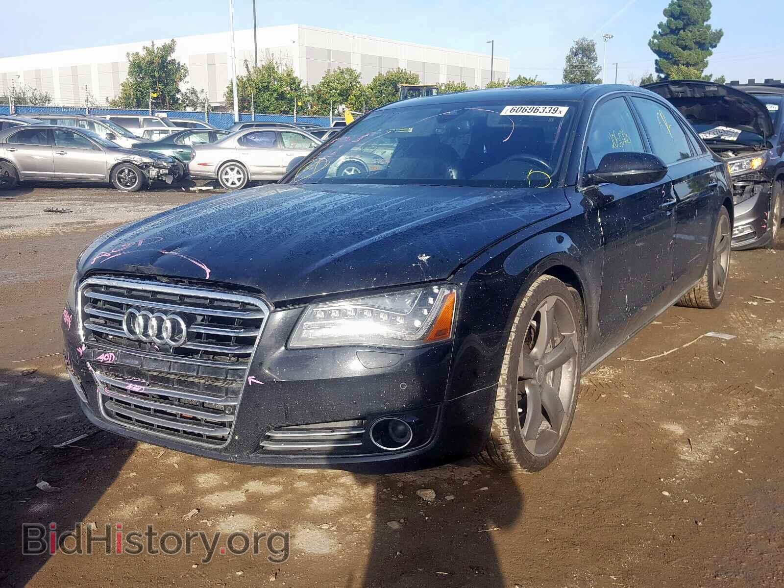 2014 AUDI A8 - VIN: WAURMAFD8EN002050 - Фото 2