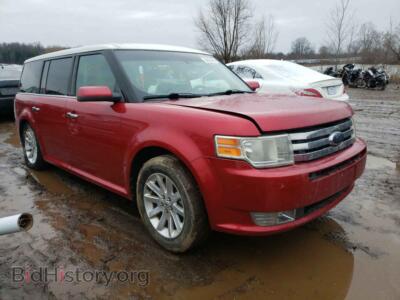 2010 Ford FLEX Flex SEL, красный — VIN 2FMGK5CC2ABA79405, Copart