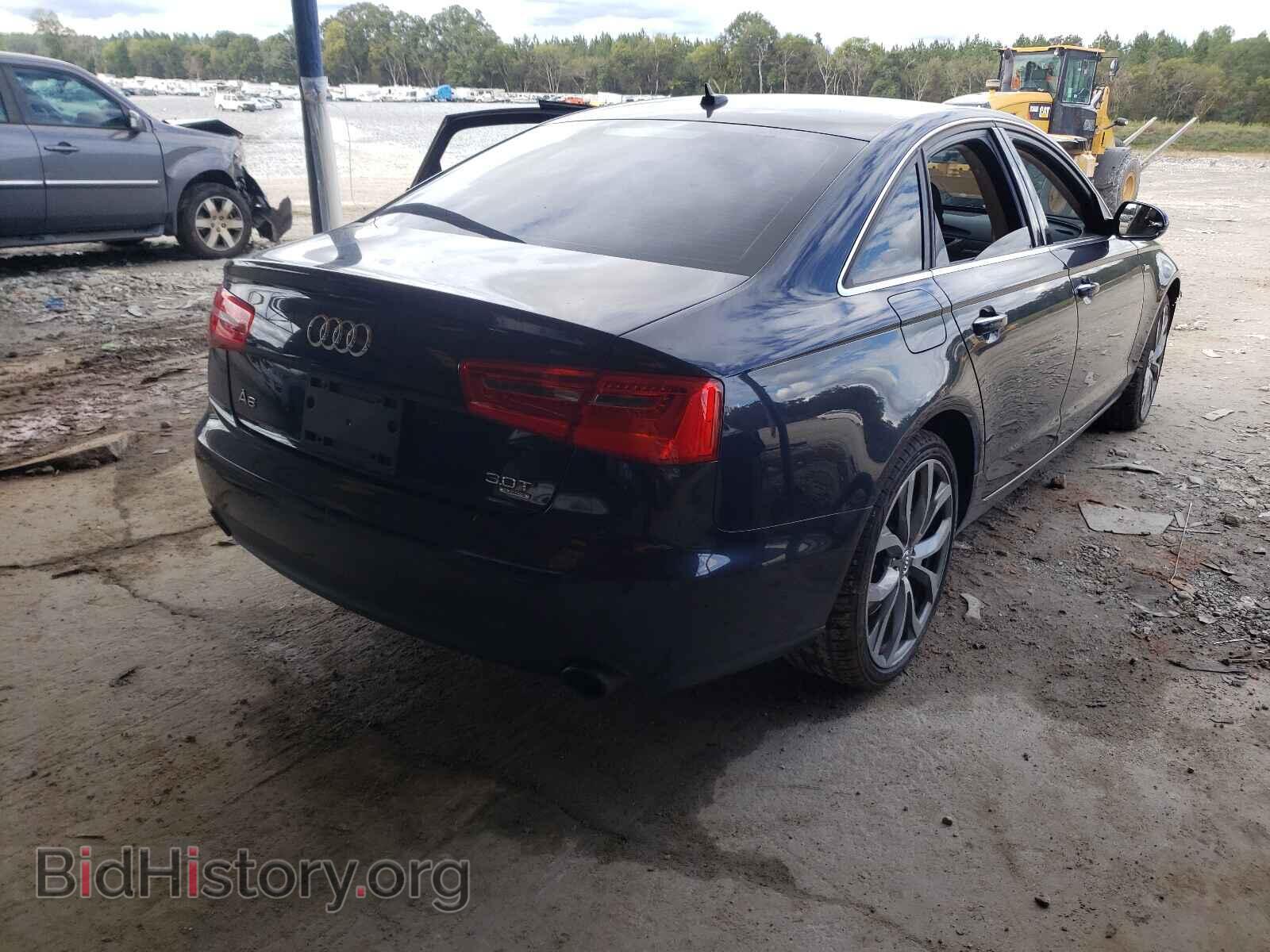 2013 AUDI A6 - VIN: WAUGGAFC9DN155430 - Фото 4