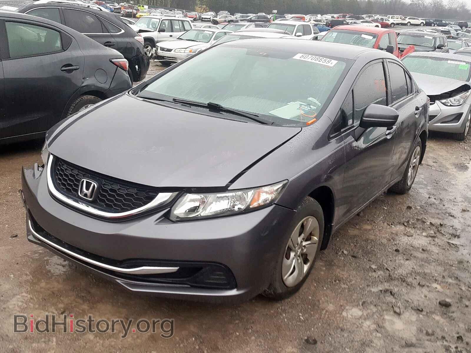 2014 HONDA CIVIC LX - VIN: 19XFB2F52EE035799 - Фото 2