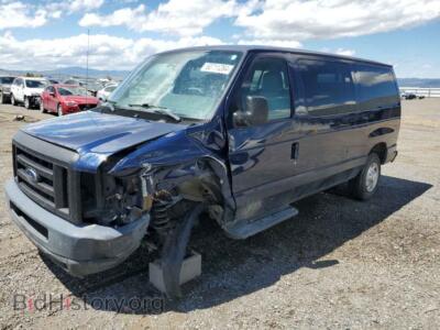 2012 Ford ALL MODELS E350 Super Duty Wagon, blue — VIN 1FBNE3BL3CDA92075, Copart