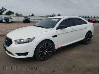 2016 Ford TAURUS Police Interceptor, белый — VIN 1FAHP2MK7GG122318, Copart
