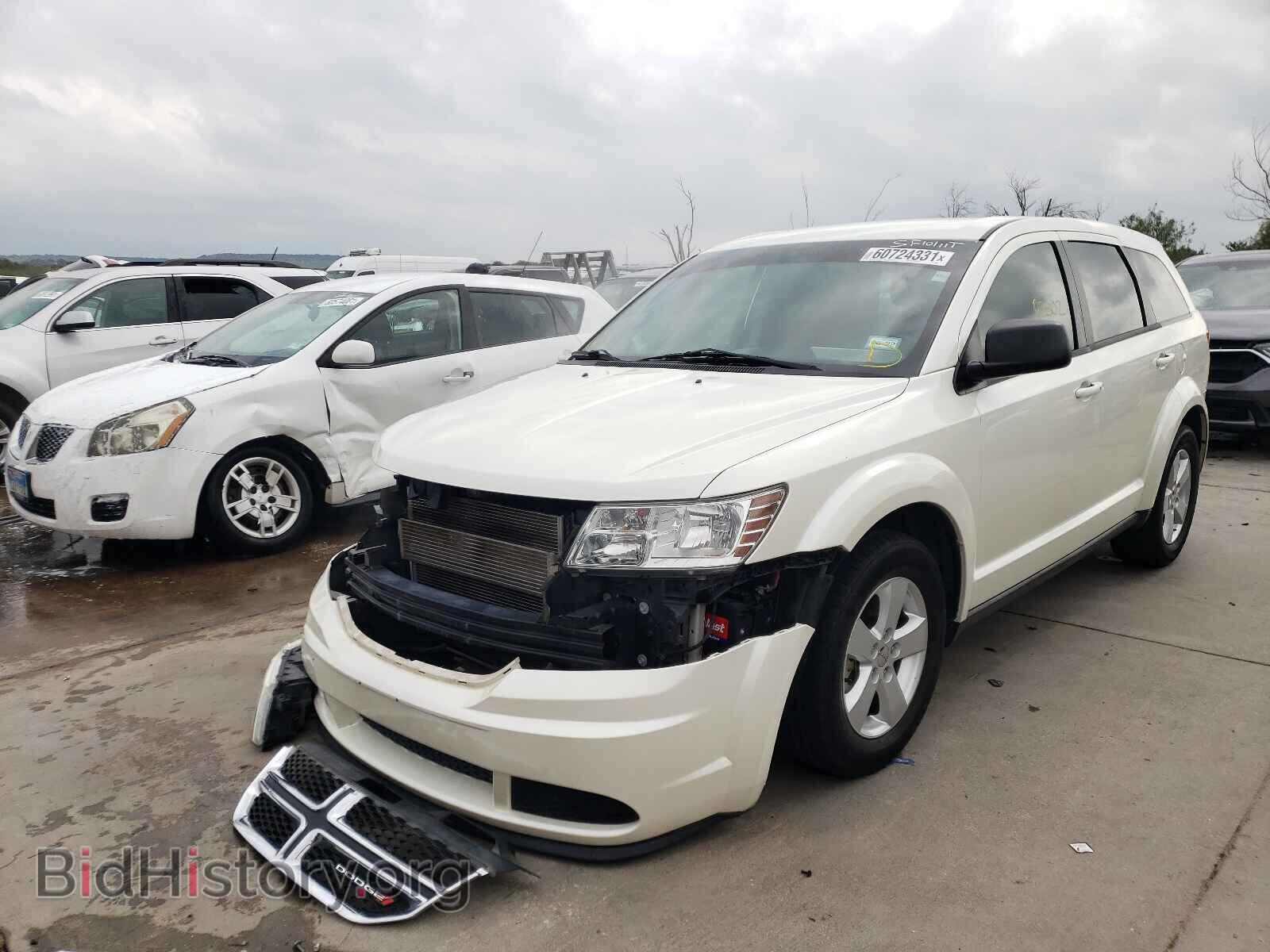 2013 DODGE JOURNEY - VIN: 3C4PDCAB3DT626817 - Фото 2
