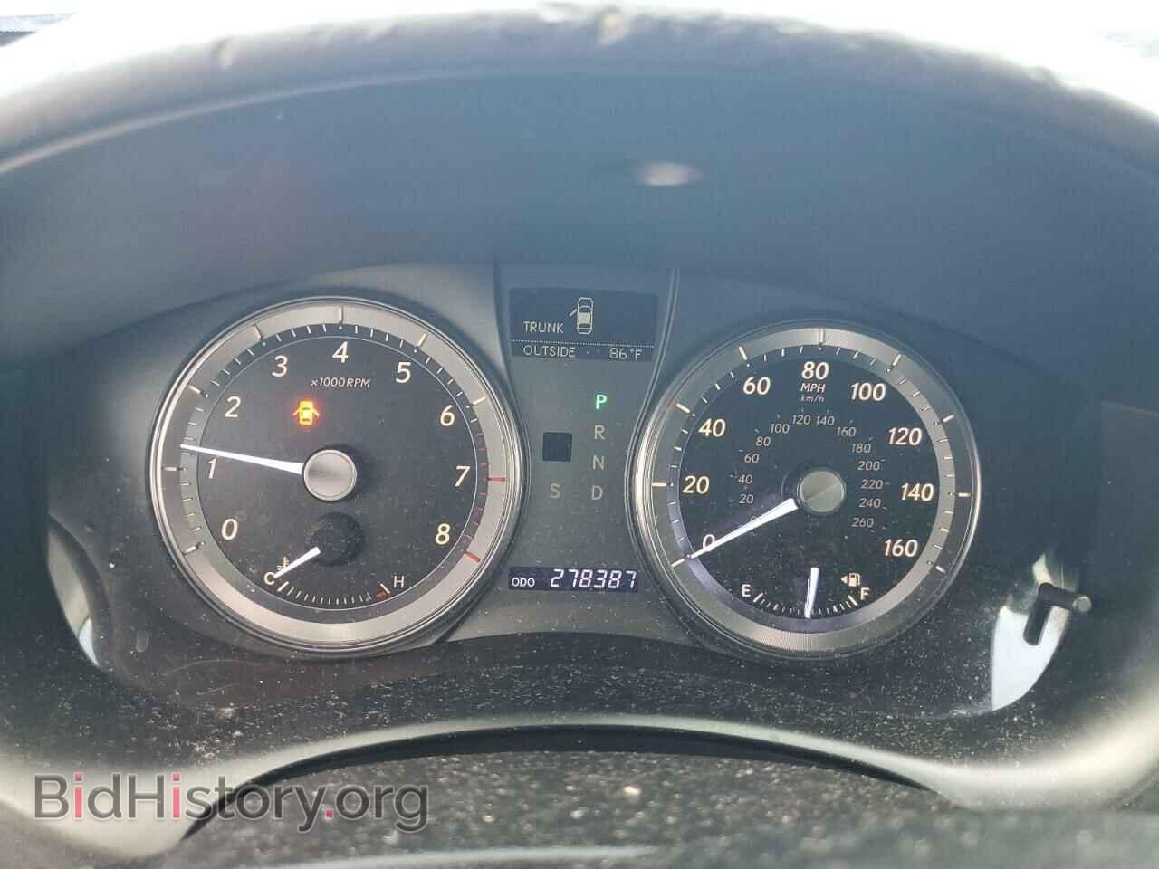 2012 LEXUS ES350 - VIN: JTHBK1EG3C2492674 - Фото 9