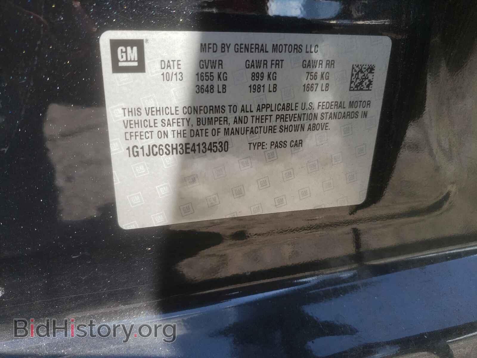 2014 CHEVROLET SONIC - VIN: 1G1JC6SH3E4134530 - Фото 10