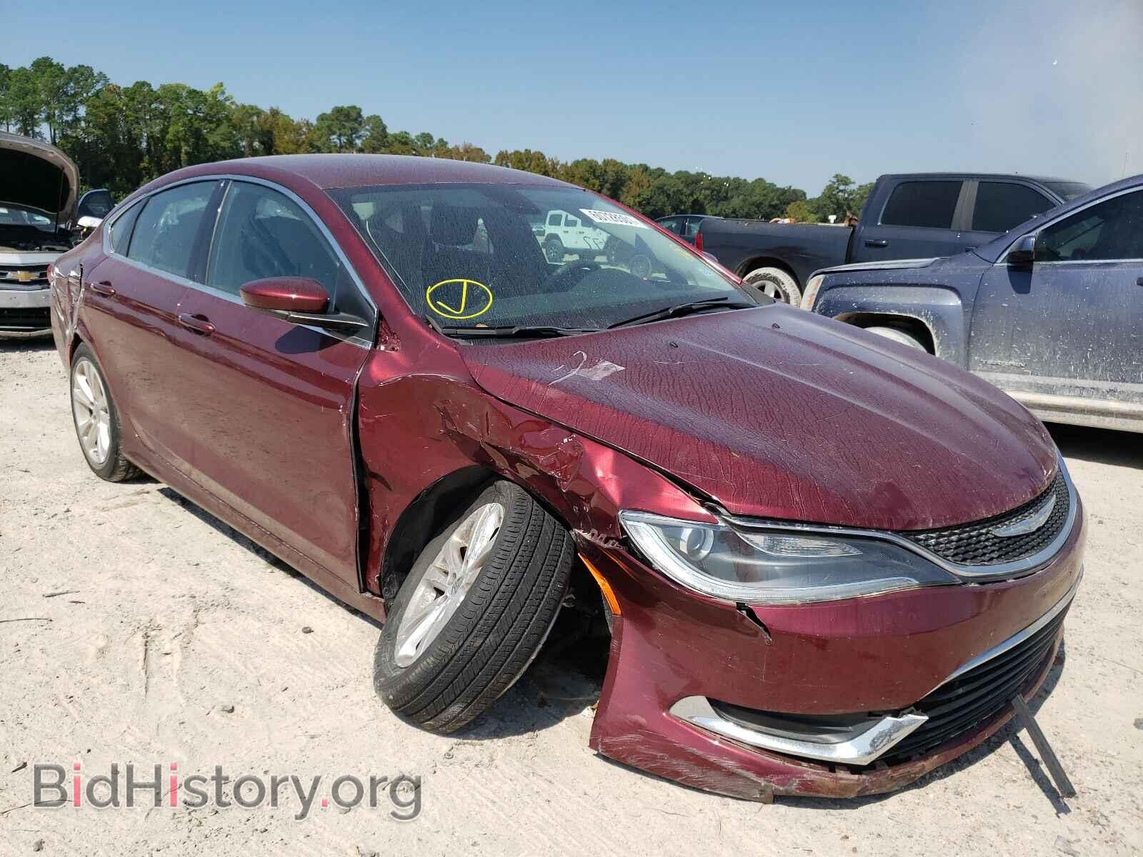 Фотография 1C3CCCAB5GN120433 - CHRYSLER 200 2016