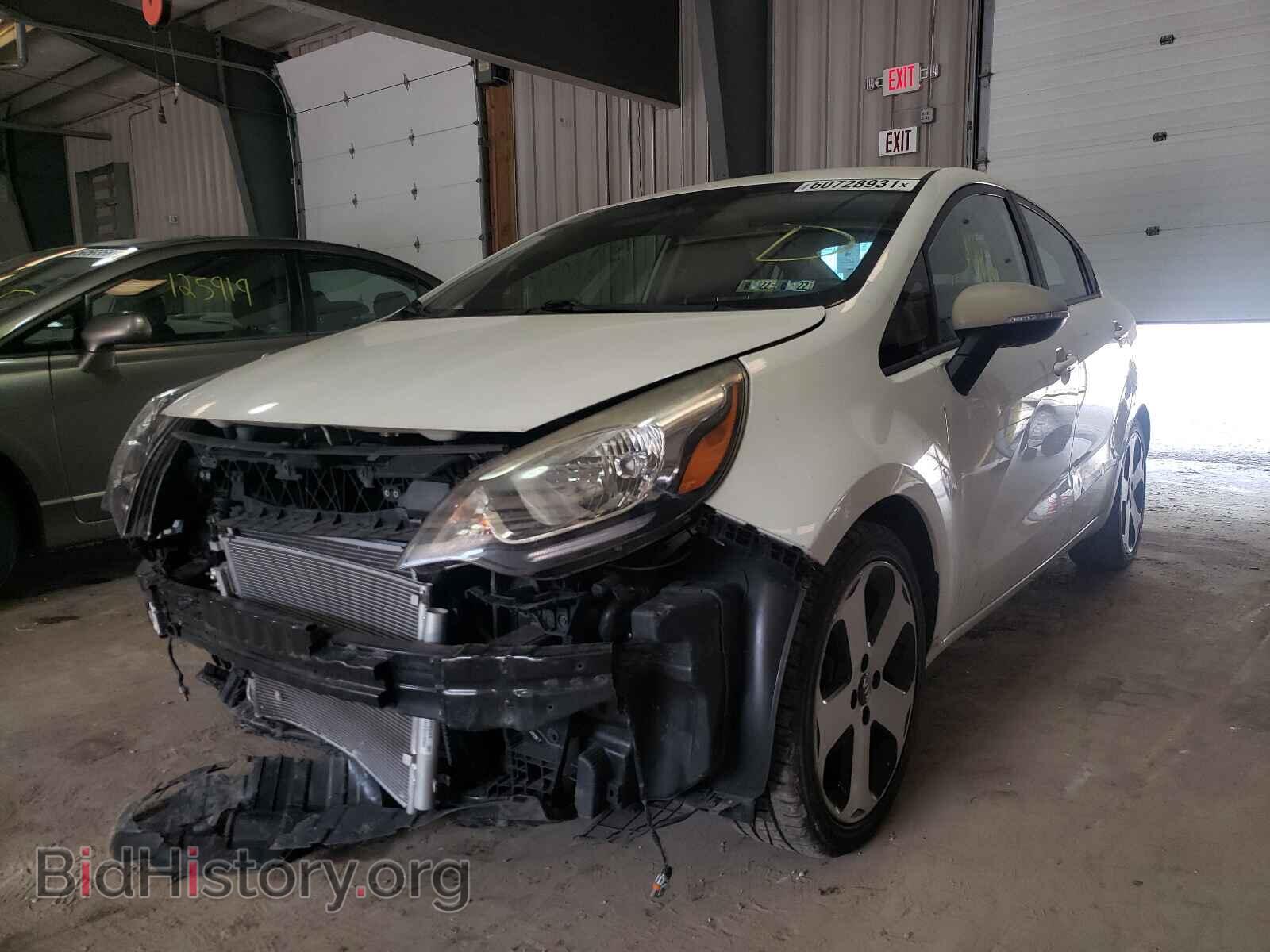 2013 KIA RIO - VIN: KNADN4A33D6150686 - Фото 2