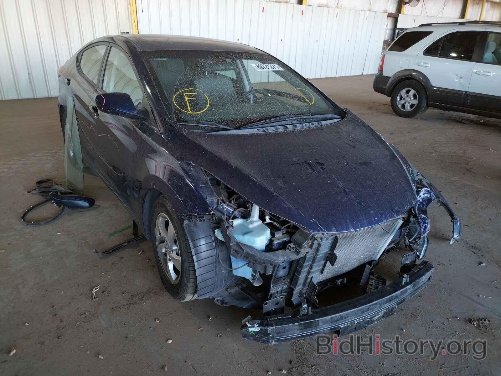 Photo 5NPDH4AE2EH528614 - HYUNDAI ELANTRA 2014