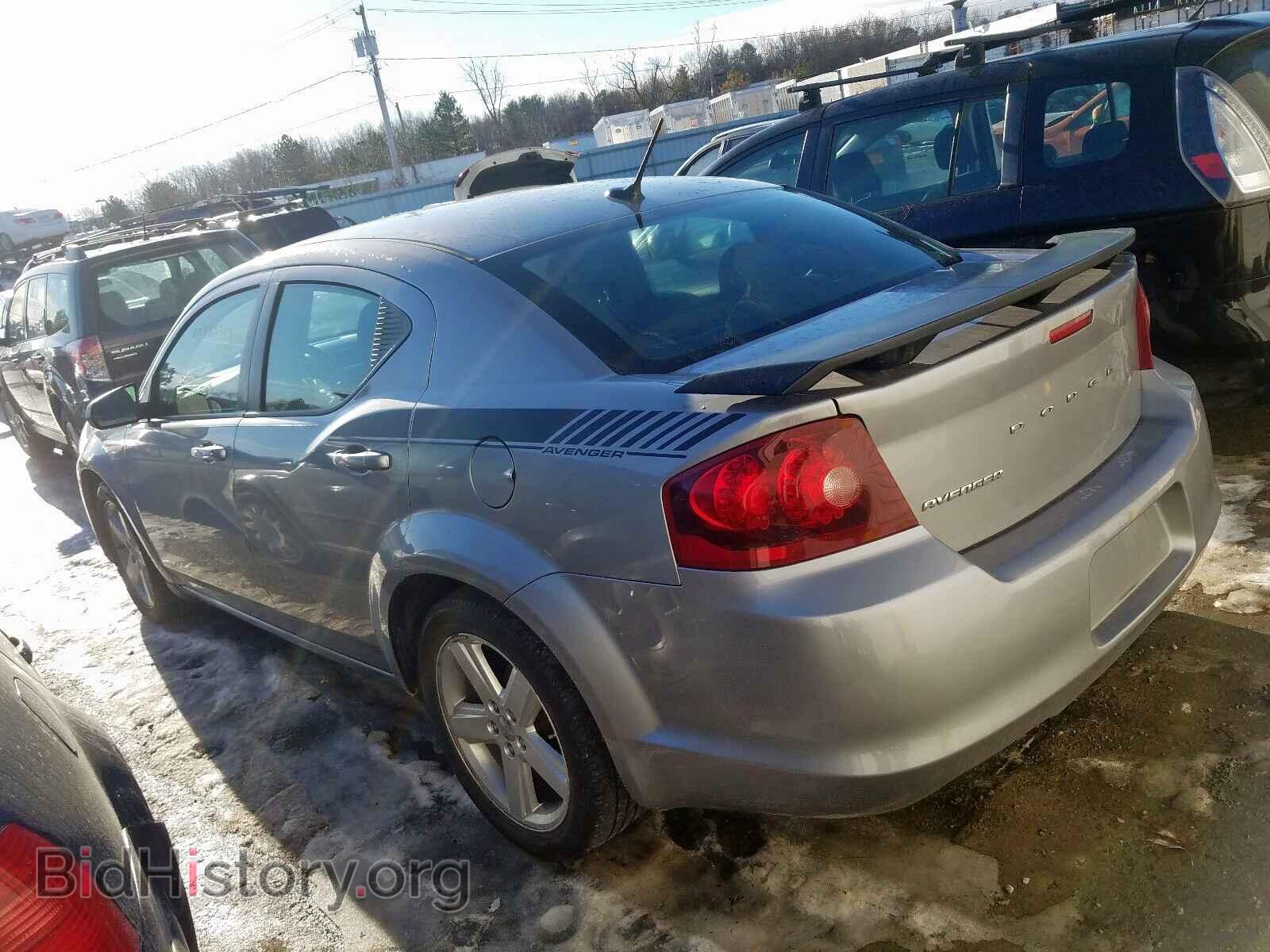 2013 DODGE AVENGER - VIN: 1C3CDZAB9DN644485 - Фото 3